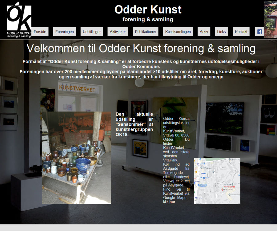 Link til Odder Kunst forening & samlig's hjemmeside