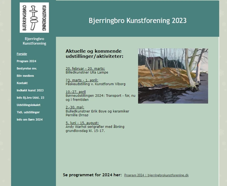 Link til Bjerringbro Kunstforenings hjemmeside