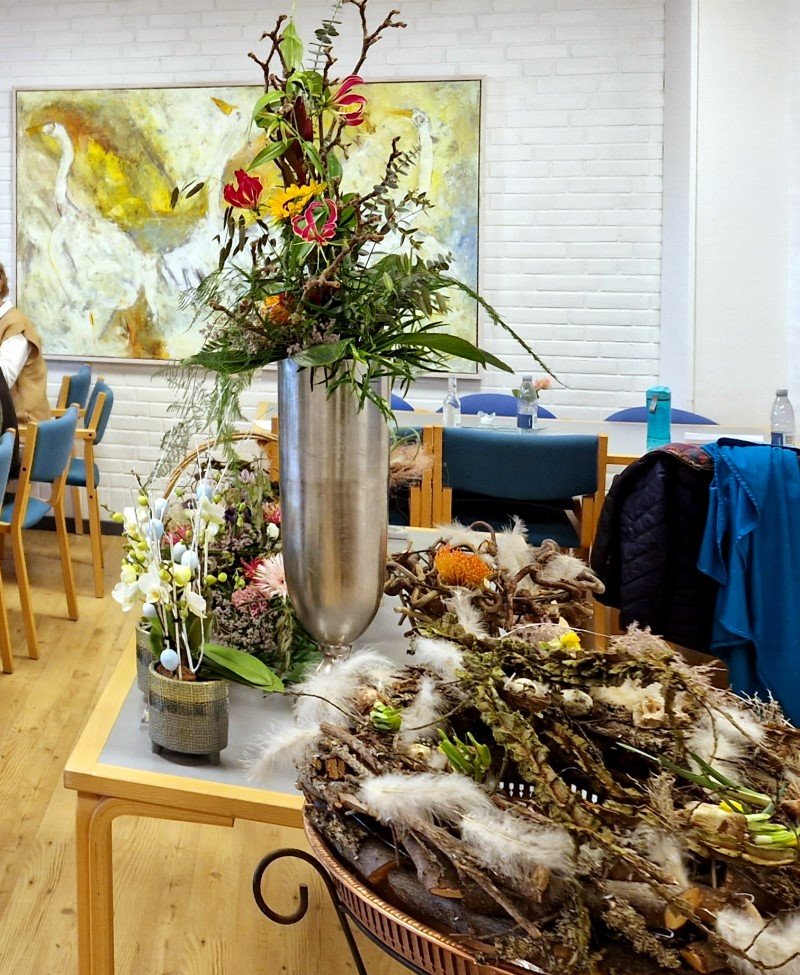 Kornblomsten i Stoholm deltog i Kunstcaféen 2024
