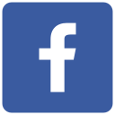 Facebook logo med link til Fjends Kunstforenings Facebook side