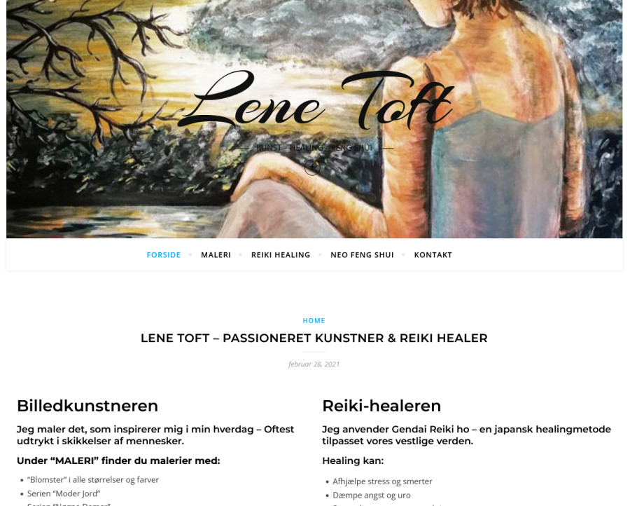 Link til Lene Tofts hjemmeside