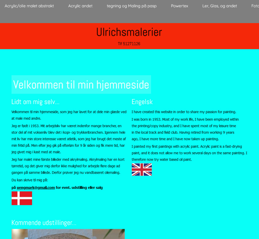 Link til Ulrich Engmarks hjemmeside