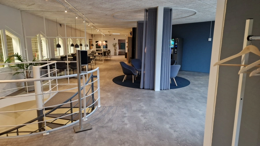 Caféteria området i Stoholm Fritids- og Kulturcenter