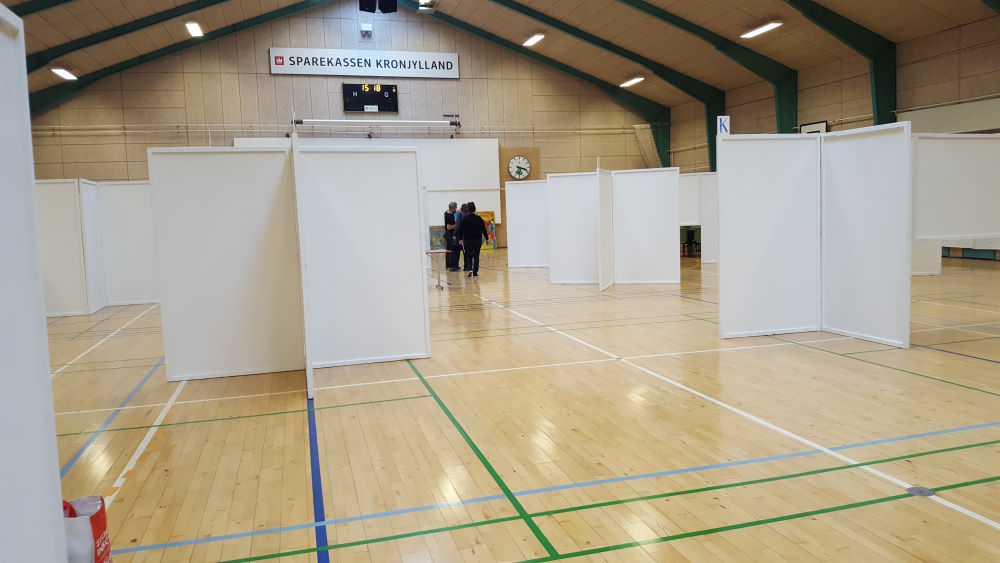 Forberedelser til udstilling